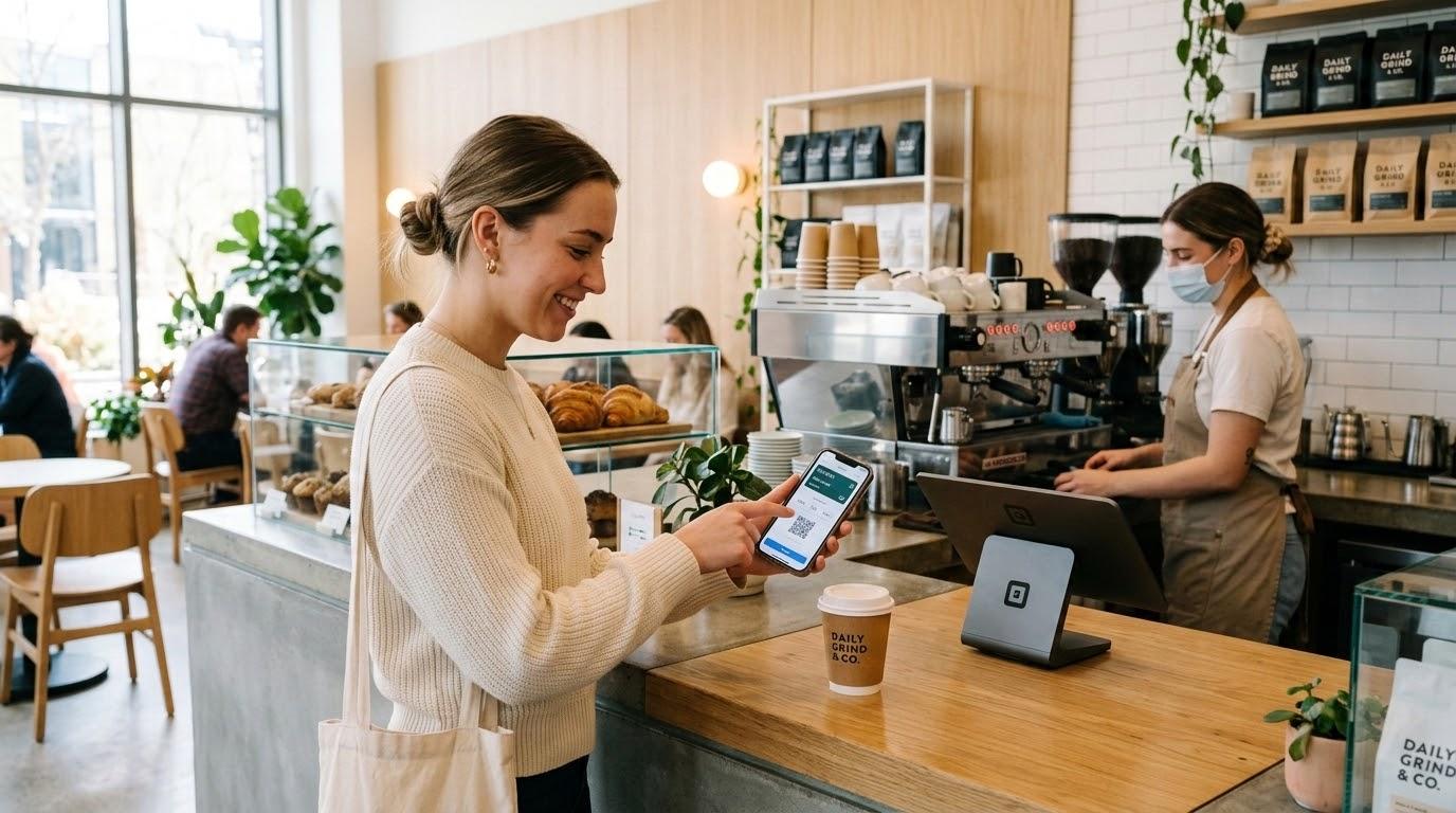 Coffee shop counter
