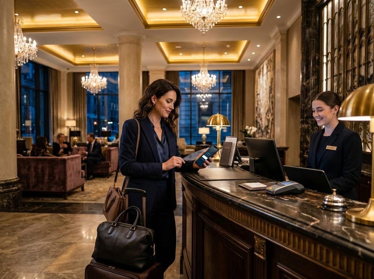 Hotel front desk